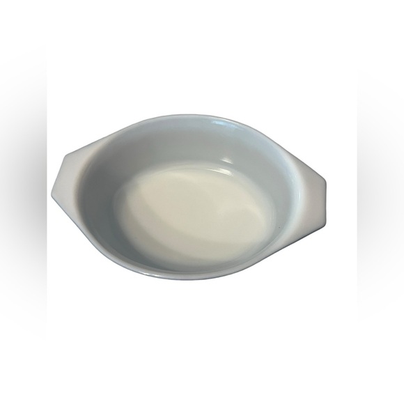 Pyrex Golden Bouquet 1.5 qt Blue and Gold Casserole Dish (1965) - Picture 7 of 11